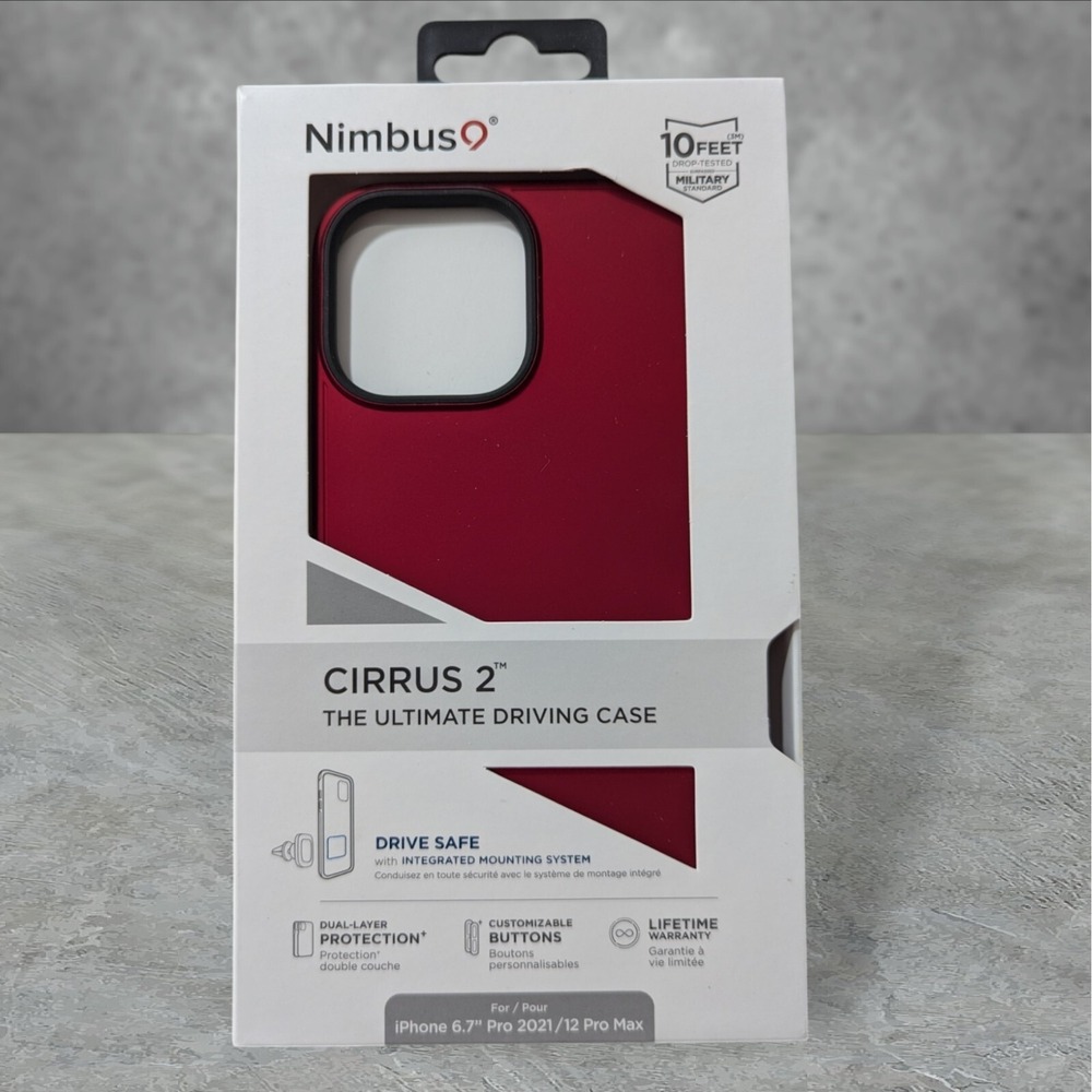 A9 Nimbus9 Cirrus 2 Case for Apple iPhone 6.7 2020 ( 12 Pro Max ) Red